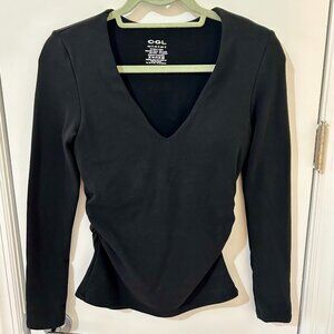 OGL V-Neck Ruched Sides Brami Top Thermal